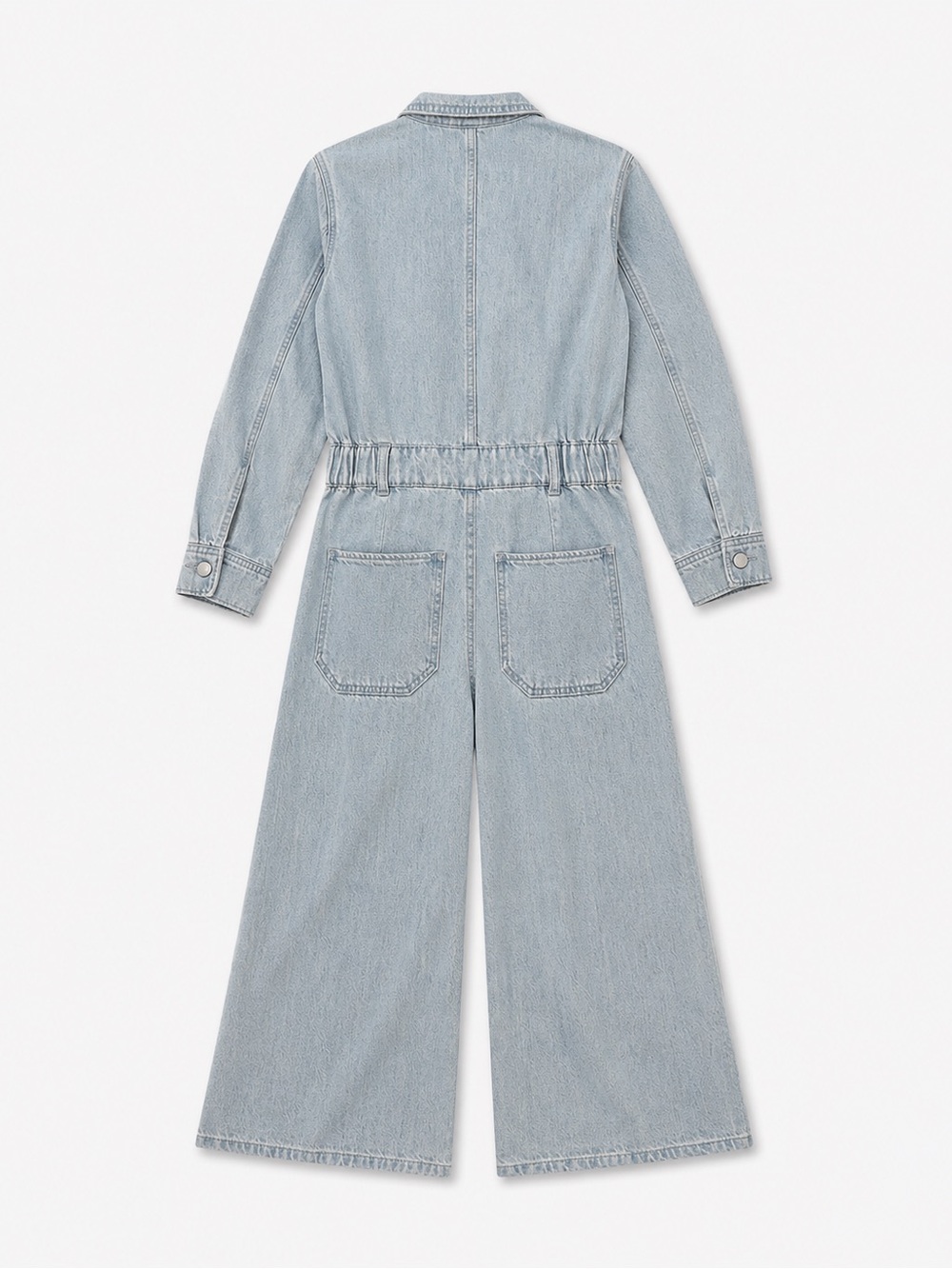 Universal Thread Denim Baggy Jumpsuit Light Wash Size 2 NWT - Picture 4 of 5